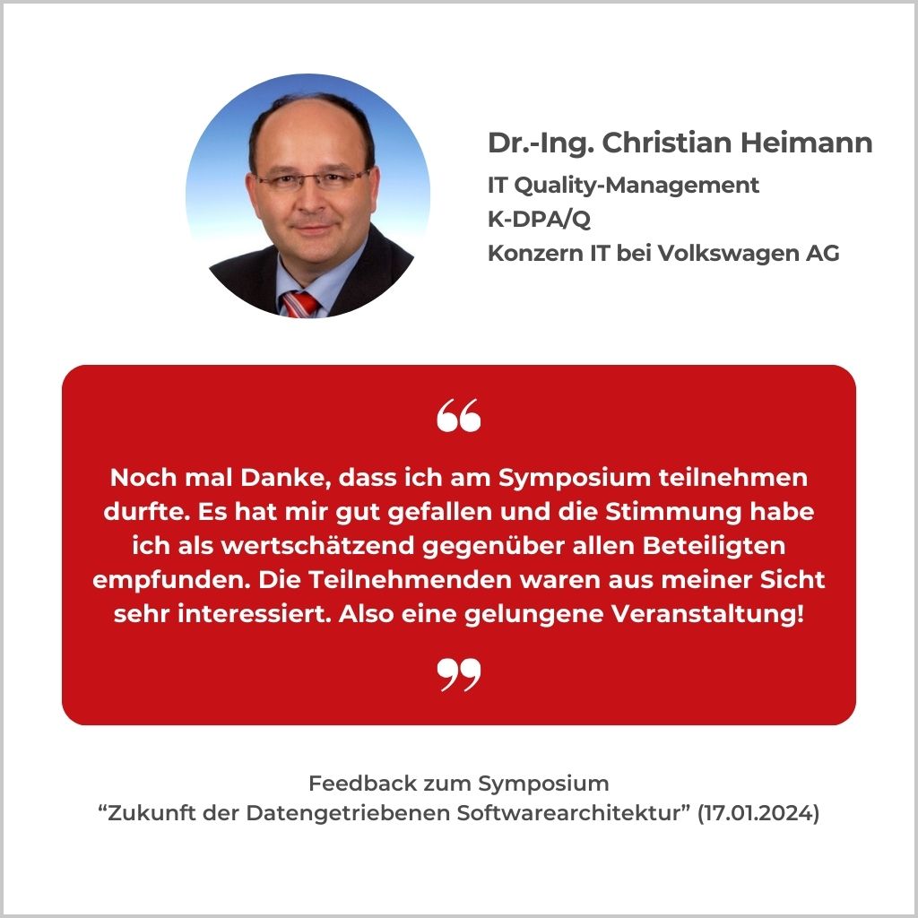 Feedback Dr.-Ing. Christian Heimann
